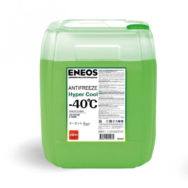 Антифриз ENEOS Antifreeze Hyper Cool -40°C 10кг зелёный Z0071