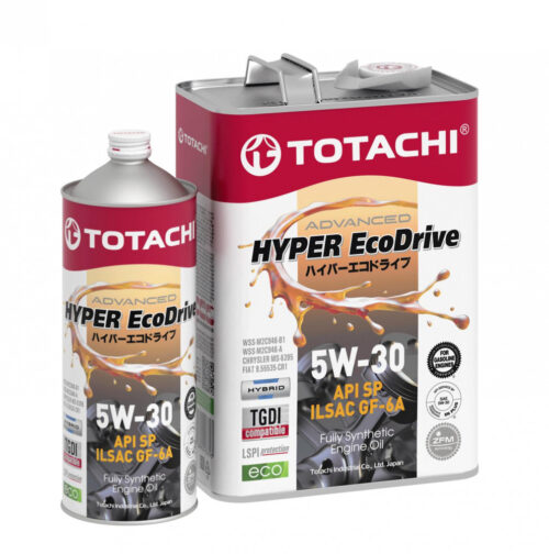 Моторное масло TOTACHI E0305 HYPER Ecodrive Fully Synthetic SP/GF-6A 5W-30 4л+1л